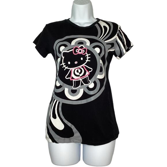 M.A.C. x Hello Kitty Womens T-Shirt Black 2 or S Limited Edition Rare Unique - Picture 12 of 12